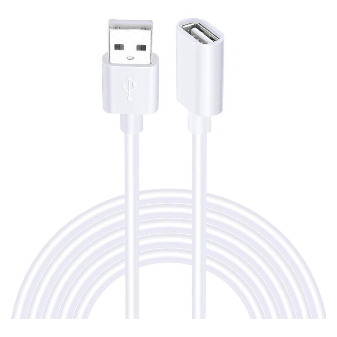 SIGN USB-A extension cable 2m - white (2 m) (SN-EXA-2M)