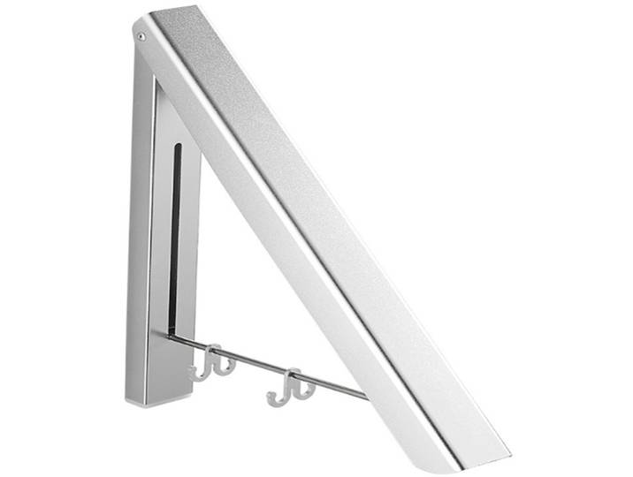 XIVADA Droogrek Lici - Inklapbaar - Aluminium - Droogrek muur - Zilver