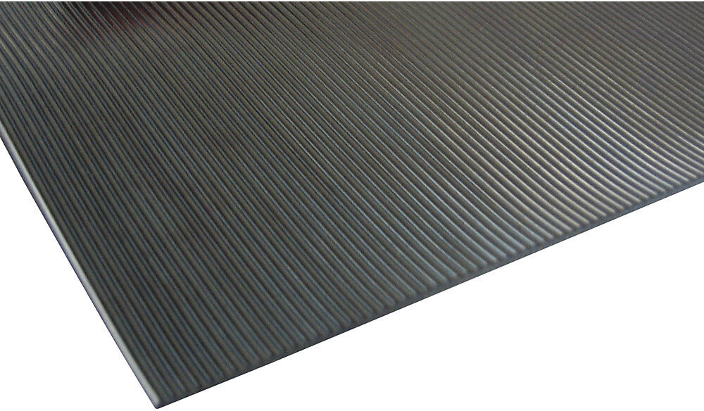 Riffelgummimatte, für Schiebetürenschränke, BxT 2000 x 400 mm Pavoy
