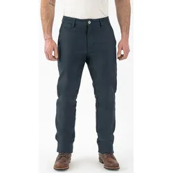Rokker Navy Chino Motorrad Textilhose 30
