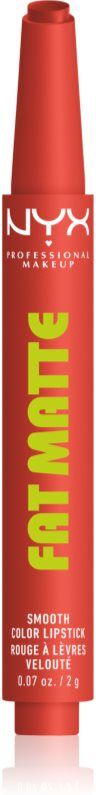 NYX Professional Makeup Fat Matte lip balm with mattifying effect Coral Cuddlin' 2 g