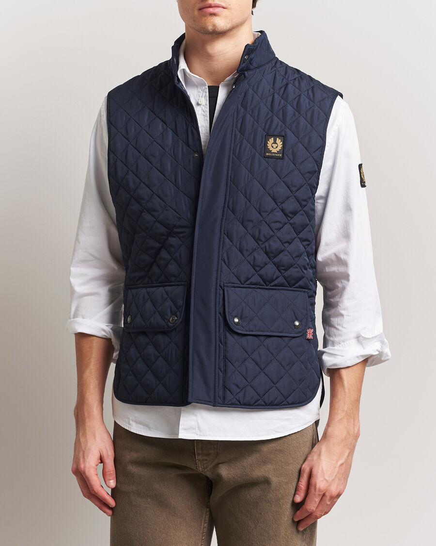 Belstaff Icon Gilet Dark Ink men 52 Blå
