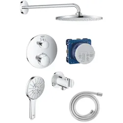 Grohe Duschsystem mit Thermostatarmatur Chrom GBAL8