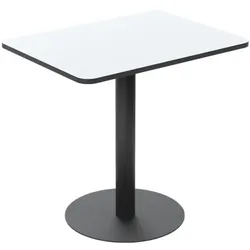 meet Bistrotisch furnierte Platte »Mezzo« rechteckig 80 x 60 cm weiβ, 80x75x60 cm