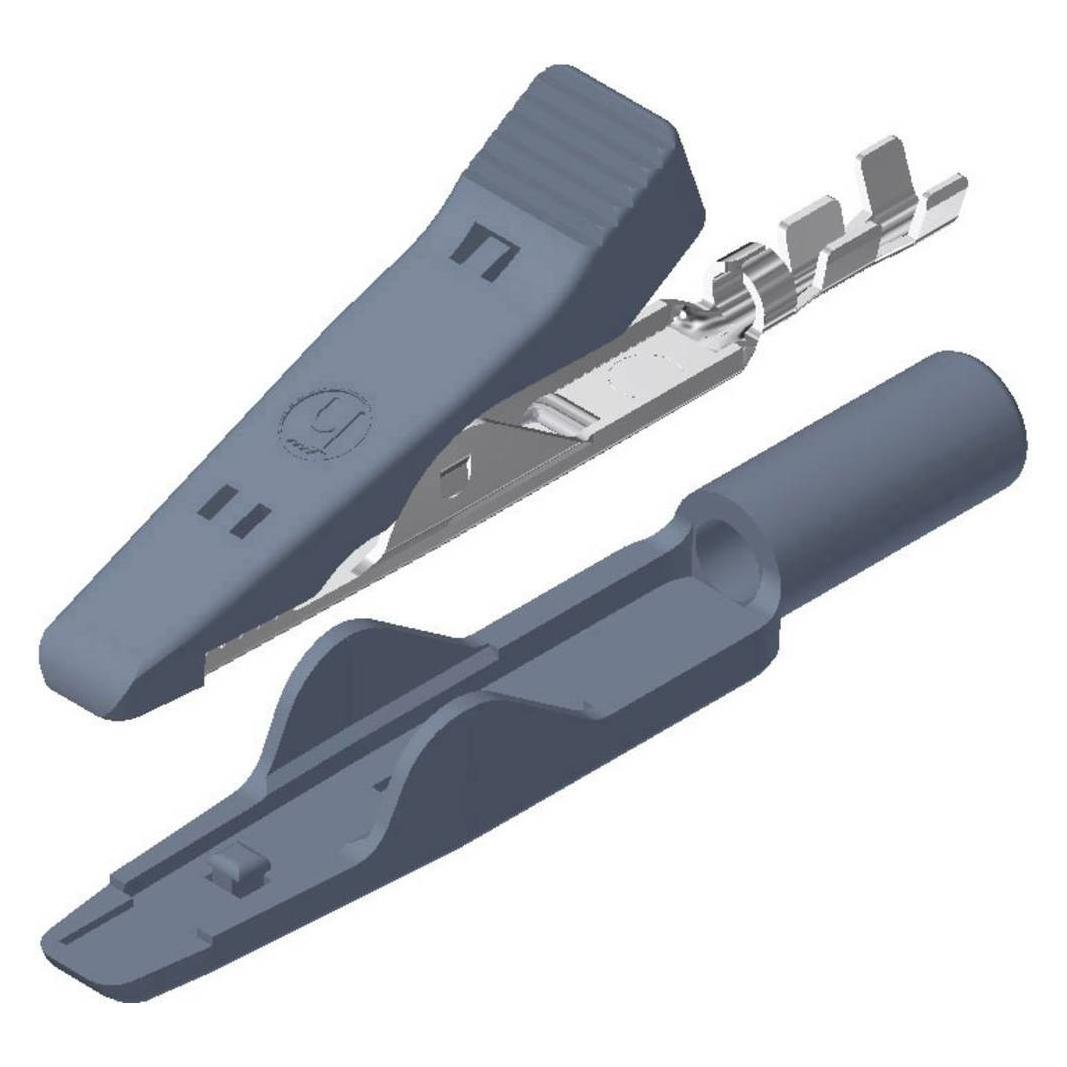 Hirschmann Test & Measurement Miniatur-Abgreifklemme MA 1 Crimp (930318106)