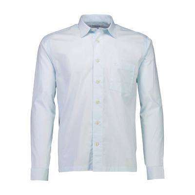 Langarmhemd LINDBERGH "Freizeithemd (Langarm) Regular Fit", Herren, Gr. M, Normalgrößen, blau (lt blau), Obermaterial: 100% Baumwolle, Hemden