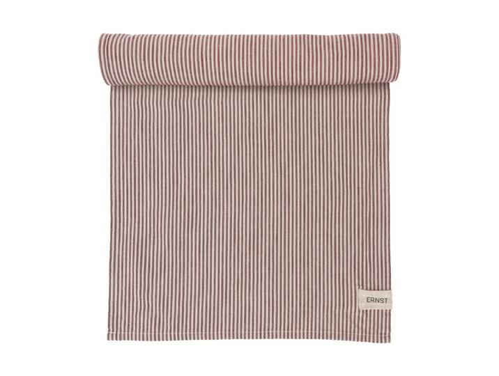 ERNST Chemin de table Ernst rayé 45x150 Rouge-beige
