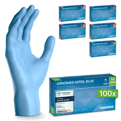 Arnomed Nitrilhandschuh Blue - Größe S 100 ST