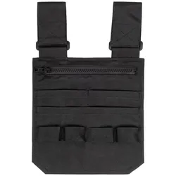 Universal Werkzeugtasche mit Gürtelschlaufen schwarz - schwarz