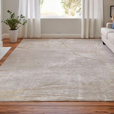 Feizy-Ds "Freya Rectangle Rug Ivory/Beige, 6'7"" x 9'6"", Ivory/Beige"