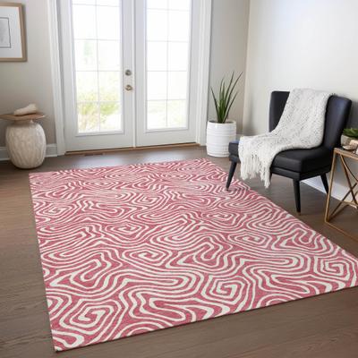 Addison Rugs Machine Washable Indoor/ Outdoor Modern Trance Chantille Rug