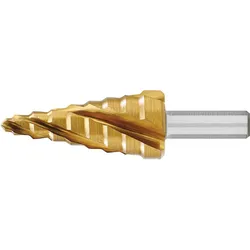 Exact, Bohrereinsatz, Stufenbohrer HSS TiN 4-fach Spiralnute 4-20 mm (4-20mm)