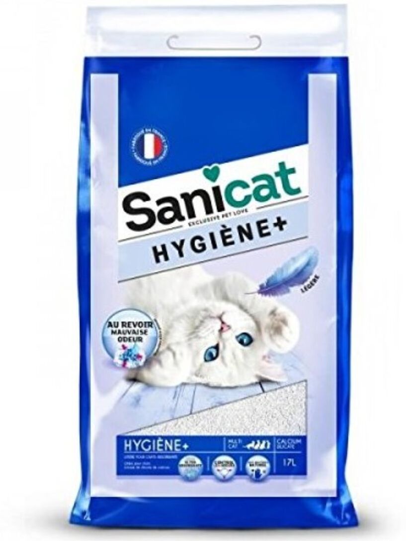 Sanicat Lettiera Hygiene+ Bianca KIT 2X20L