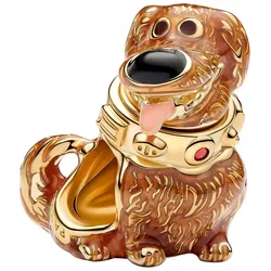 Pandora 764472C01 Charm Goldfarben Disney Pixar Oben Hund Dug
