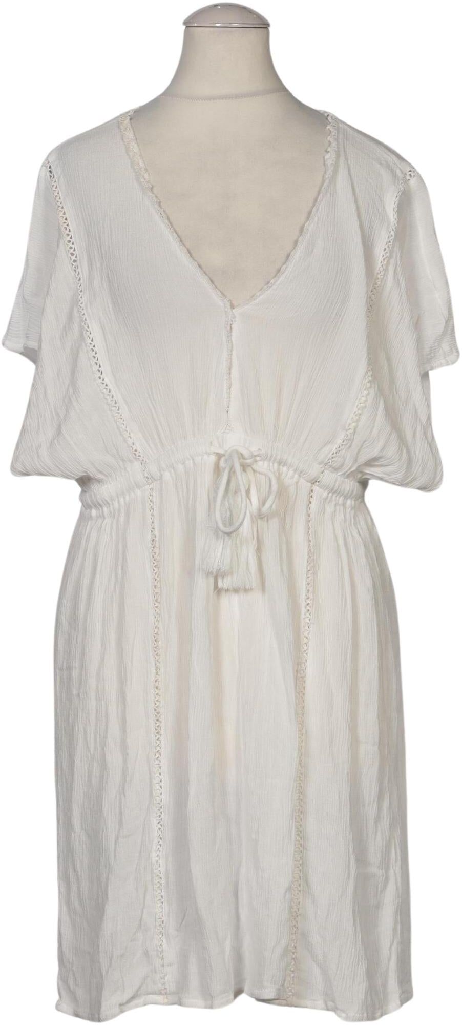 O Neill Damen Kleid, Weiß, Gr. S, Viskose - Second Hand