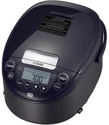 Tiger JPW-H18U Mauve Black 10 Cup Induction Heating Rice Cooker