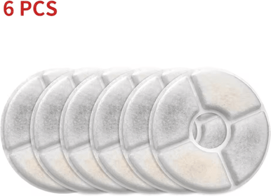 Inspire Curations PureFlow Replacement Filter & Pre Filter Sponge Set 6 Pcs
