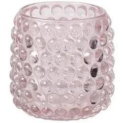 Jaquard Windlicht rosa