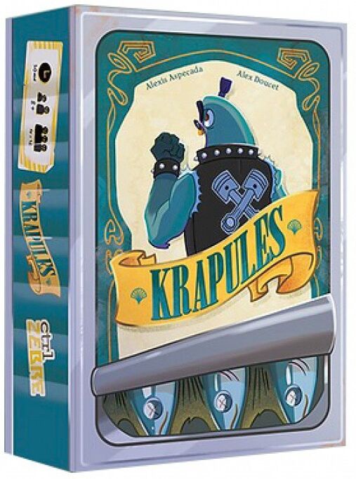 ctrl ZÈBRE Éditions Krapules - Birds of Anarchy bleu