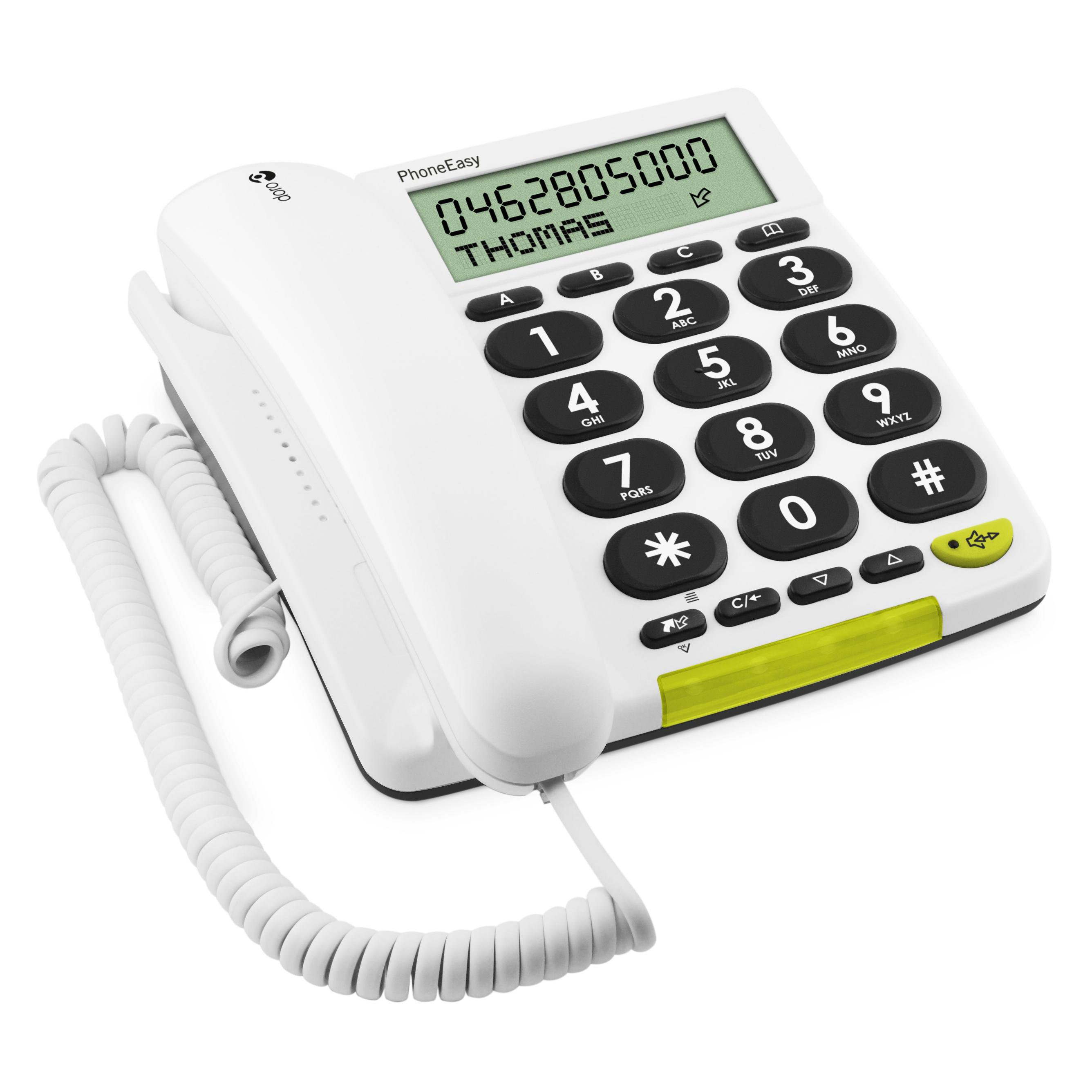 Doro PhoneEasy 312cs Analog telephone Caller ID White (5639)