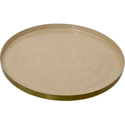Deko-Teller (DH 48x2 cm) - beige - DH 48x2 cm