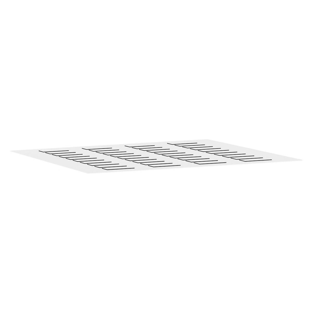 Schneider Electric Bogen mit 40 Schildern 18x27mm, f. ZBY5100 (ZBY5100)