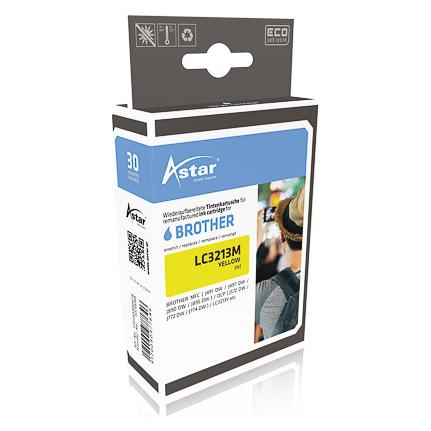 Astar AS70044 BRO.DCPJ772DW TINTE YEL HC LC3213Y 400Seiten hohe Kapazitaet (Y) (AS70044)
