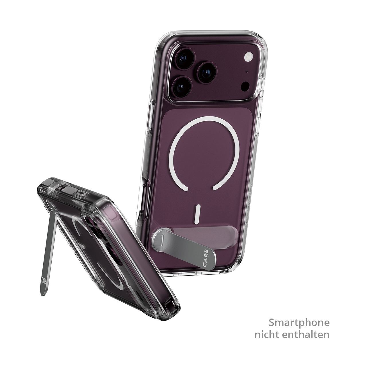 PanzerGlass CARE Kickstand Case transp.white MagSafe iPhone 18Pro Max/17 Pro Max