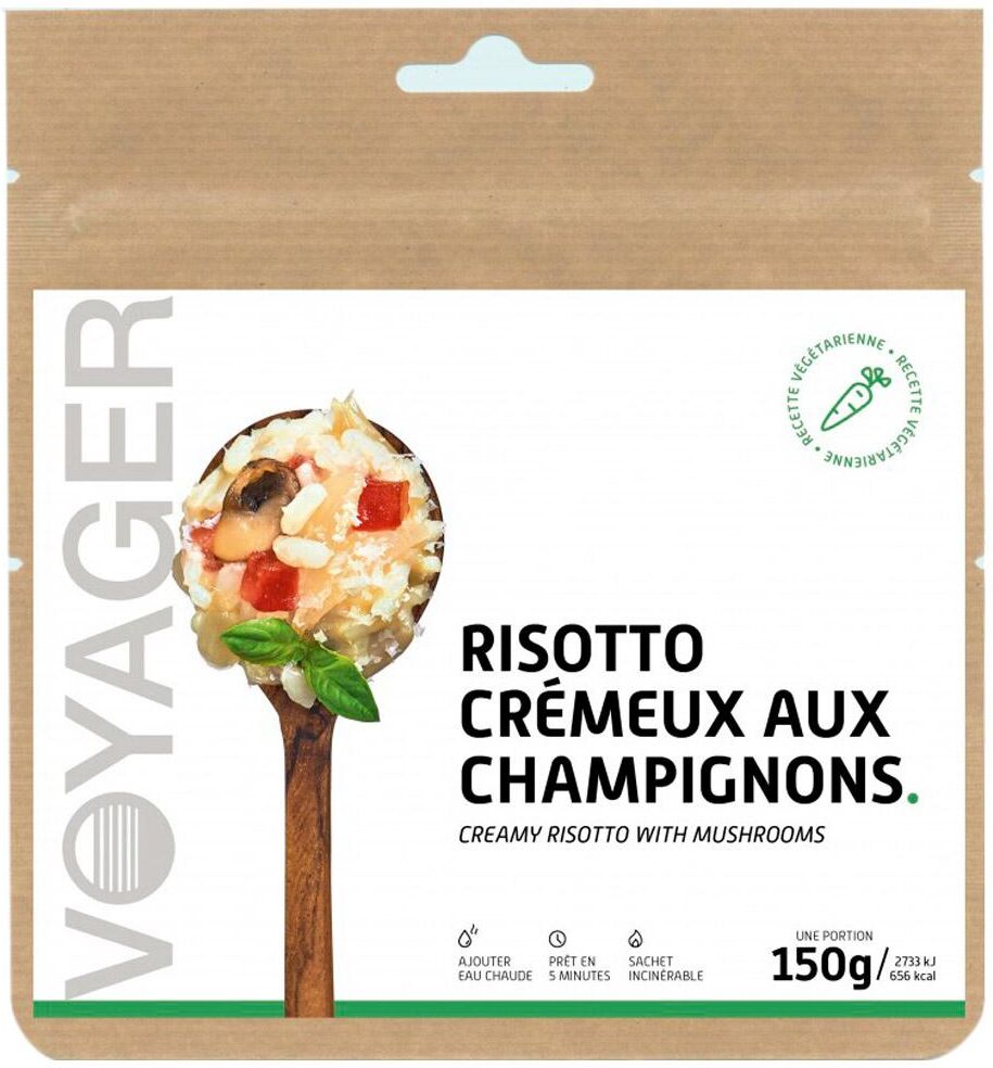 Voyager  - Risotto Crémeux Aux Champignons 150 g. - Repas Lyophilisé