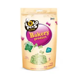 Lolo Pets Kekse für Hund, Knochen, S Minze 350g