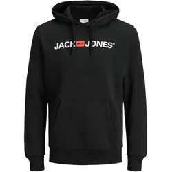 Jack & Jones Herren Kapuzenpullover JJECORP LOGO SWEAT HOOD - Black (12137054) - S