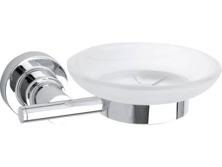 Seifenschale TESA ohne Bohren , silber (silberfarben), B:15cm H:5,2cm, Seifenhalter, Seifenschale