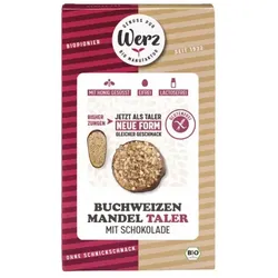 Werz Buchweizen Mandel Taler mit Schokolade bio