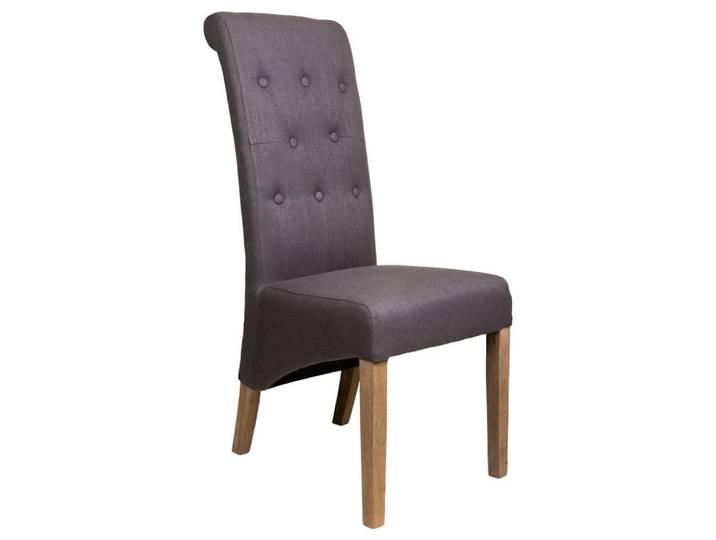Chaise en bois tapissée 44 x 58 x 107h cm