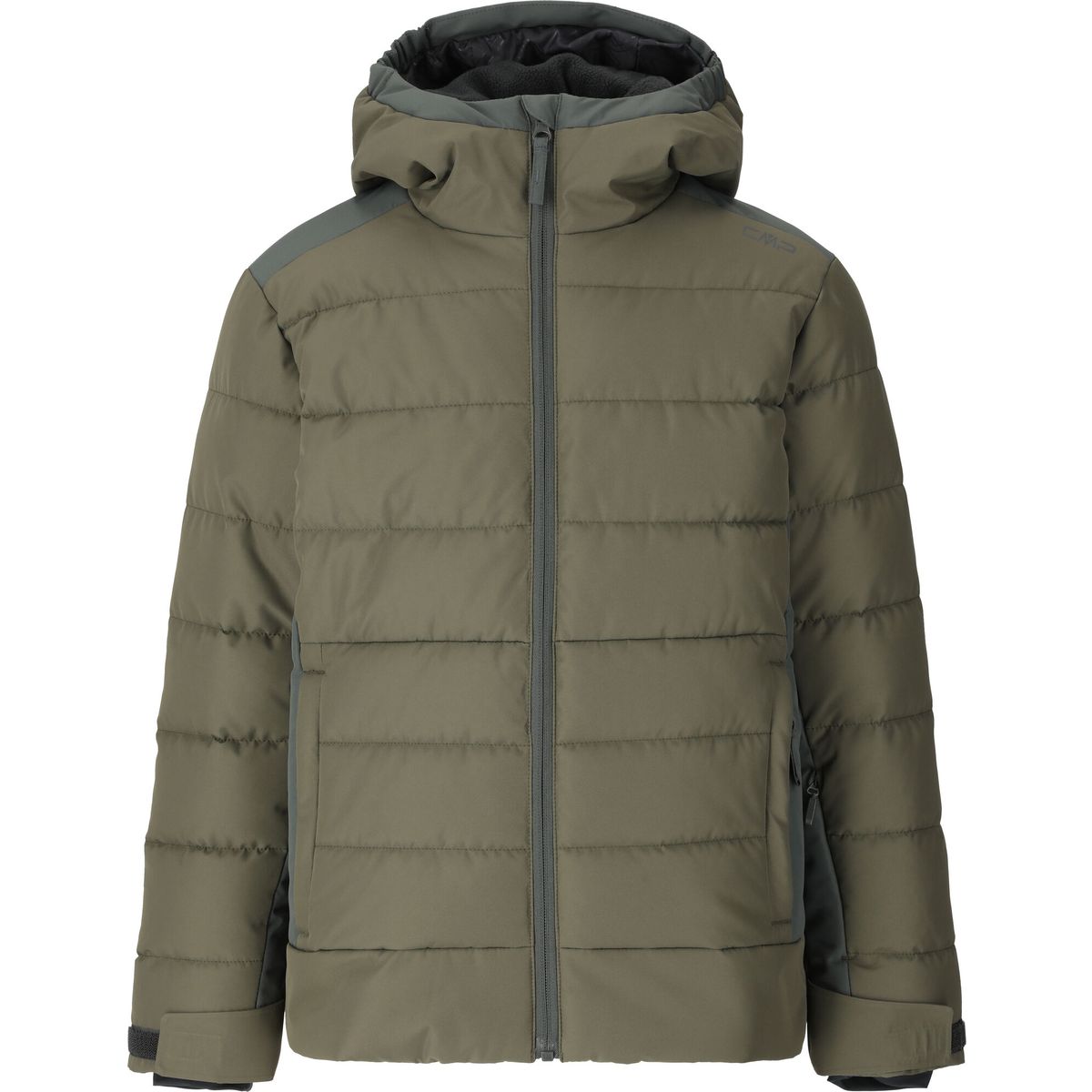 CMP KID Ski Jacket FIX Hood olive (E943) 104 35W0314-E943-104