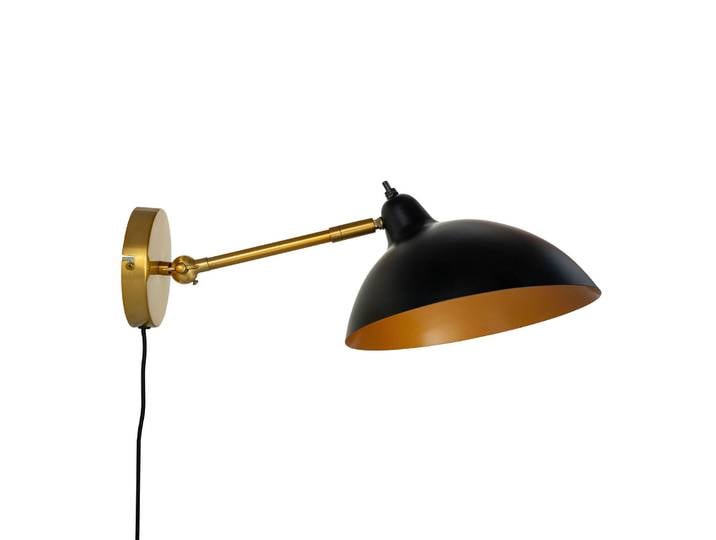 Futura Applique Murale Antique Brass - Dyberg Larsen - Salon / séjour - Scandinave - Métal - À ampoule unique