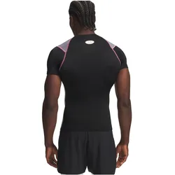 Under Armour, Herren, Sportshirt, Fitnessshirt HeatGear Elite (L), Schwarz