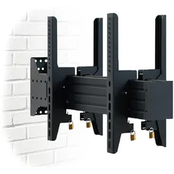 Hagor Cps From Wall Back-2-Back, Digital Signage Zubehör, Schwarz