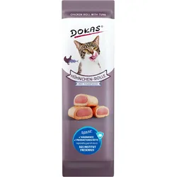 Dokas Snack Hühnchen Rolle mit Thunfisch | 32x 10g