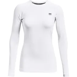 Christina Aguilera, Damen, Sportshirt, Under Armour Coldgear Authentics Crew White Woman (S), Weiss
