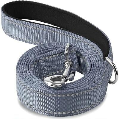 Uplifted Finds Reflective Multi Length Training & Walking Leash gray 2.5 X 120 Cm