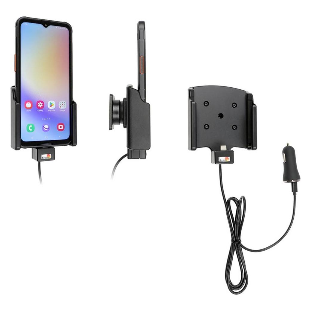 Brodit Halter Aktiv USB, 12/24V, für SAMSUNG Galaxy XCover 7 (Ladung über TypC Anschluss) (721380)
