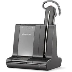 HP Poly Savi 8240 (Kabellos, USB-A), Office Headset, Schwarz