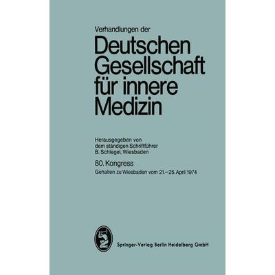 80. Kongreß, Set von B. Schlegel, Bergmann, J F, 978-3-8070-0293-4