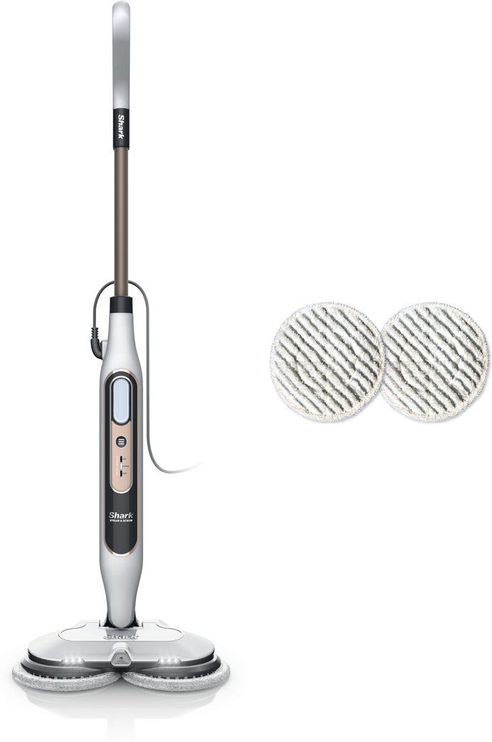 Shark Steam & Scrub Automatic Steam Mop with Steam Blaster S8201UK White 3.48kg