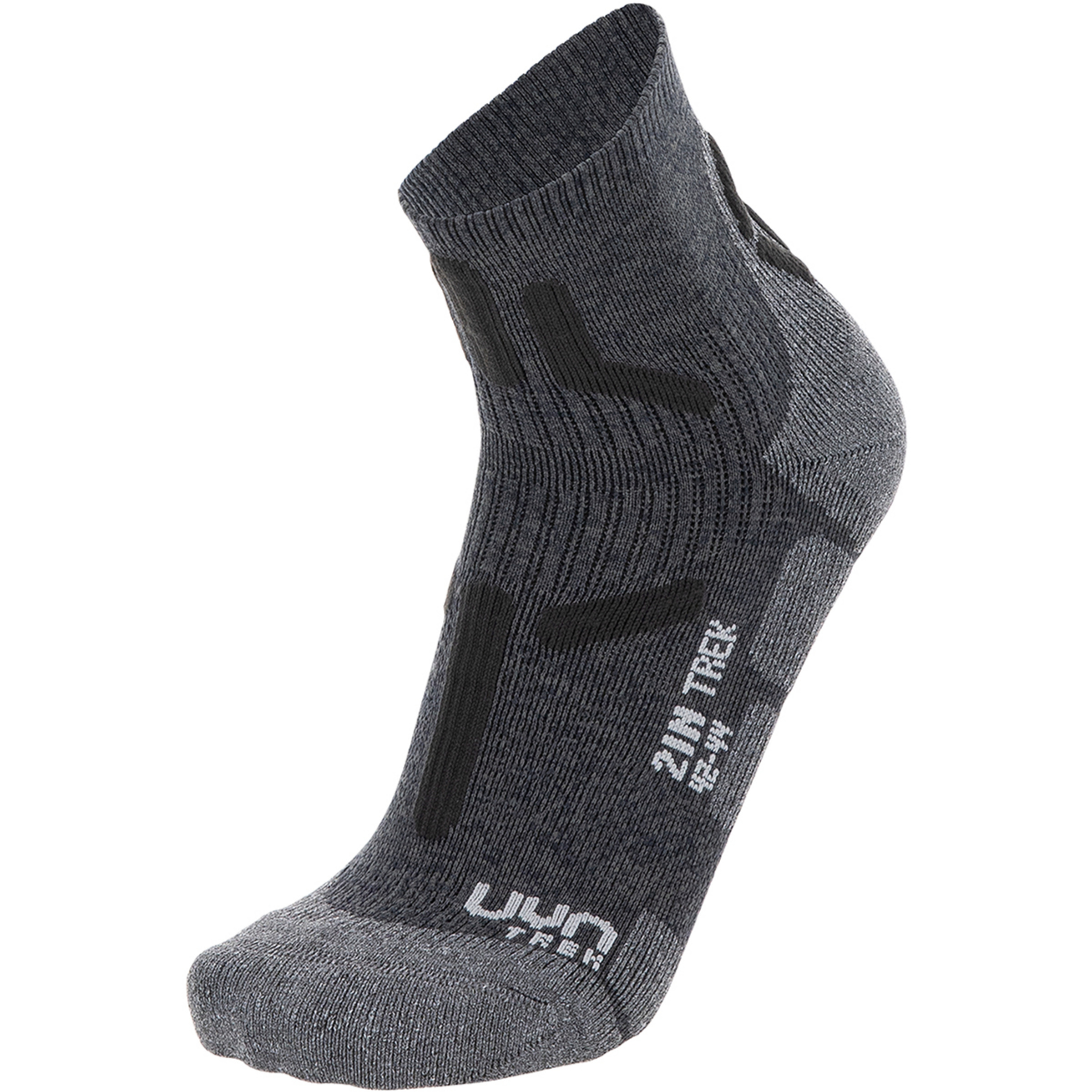 Uyn Trekking 2In Low Cut Herren Wandersocken grau Größe 45 Camping Widerstandsfähig