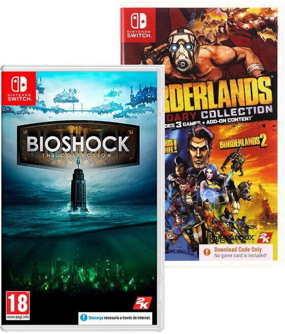 INFOCAPITAL JOGO SWITCH BIOSHOCK BORDERLANDS COLECIONADOR