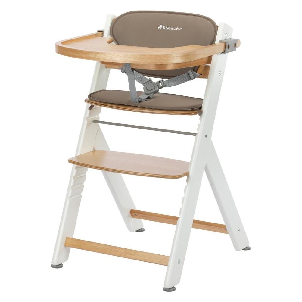 Bebeconfort Timba Light Wood s podložkou / Rostoucí dětská židlička / od 6 měsíců / nosnost 110 kg (Hochstuhl) (2740073210BC)