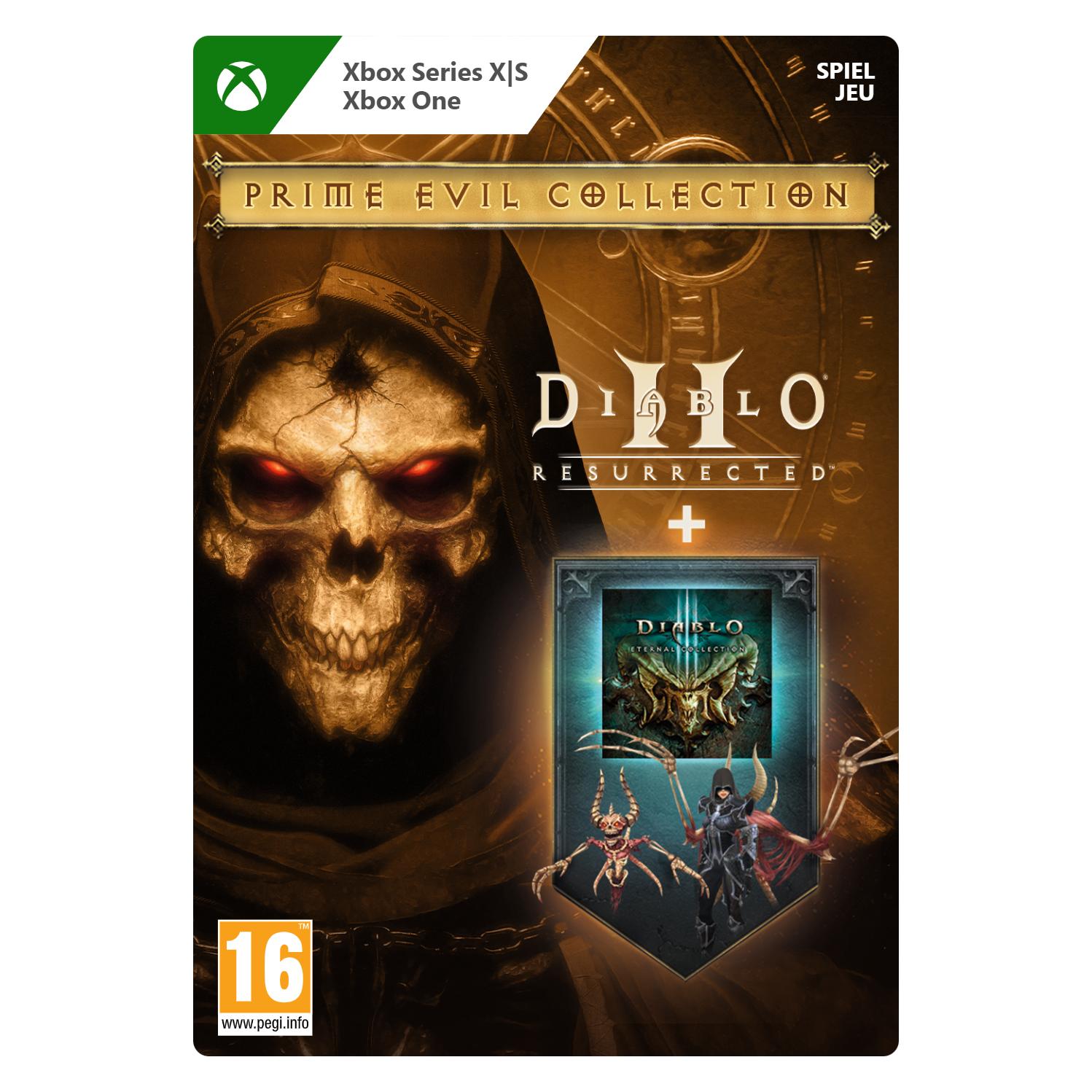 Microsoft Xbox Diablo II: Resurrected - Prime Evil Collection Download Code (Xbox One S, Xbox One X, Xbox Series S, Xbox Series X) (G7Q-00245)