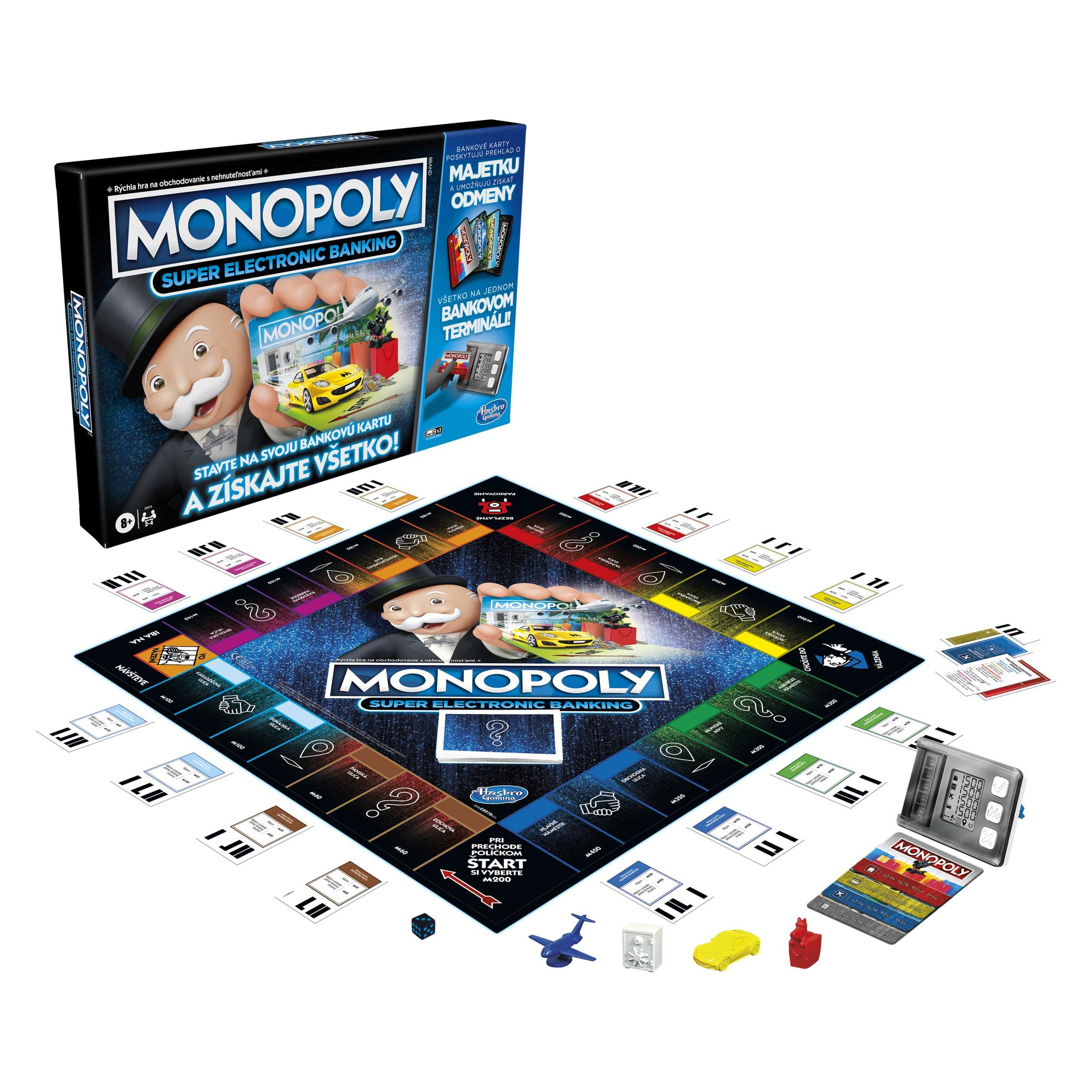 Hasbro Monopoly Banking Cash-Back (Slowakisch) (1120E8978SK)